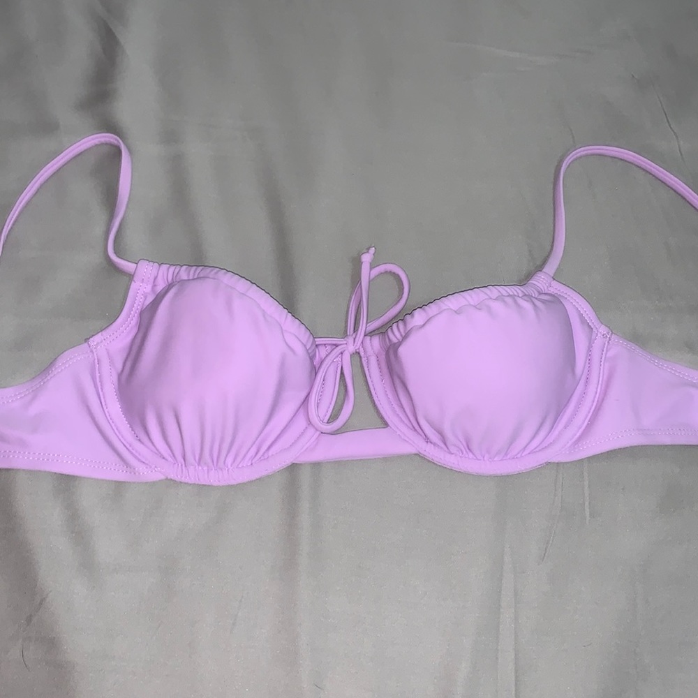 Purple swim top